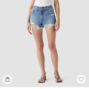 501 Levis Denim Shorts